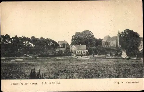 Ak Heelsum Gelderland Niederlande, Gezicht op het Kerkje