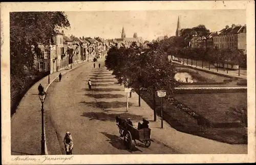 Ak Arnhem Gelderland Niederlande, Janssingel