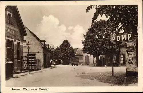 Ak Hoven Gelderland, Weg naar Voorst