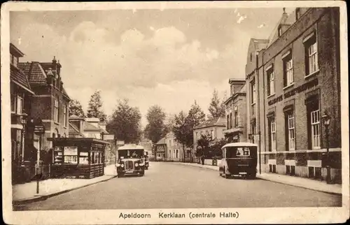 Ak Apeldoorn Gelderland, Kerklaan