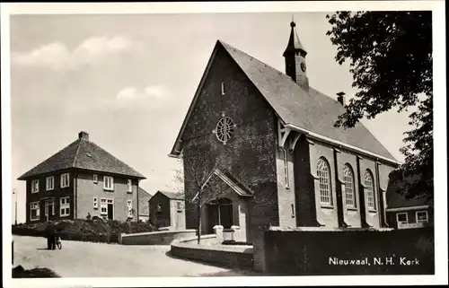 Ak Nieuwaal Gelderland, N. H. Kerk