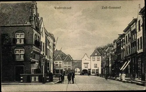 Ak Zaltbommel Gelderland Niederlande, Waterstraat