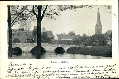 Ak Zutphen Gelderland, Ruine