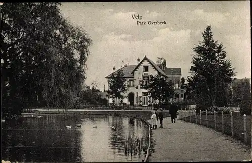 Ak Velp Gelderland Niederlande, Park Overbeek