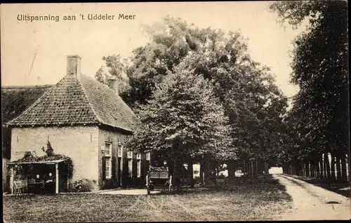 Ak Apeldoorn Gelderland, Uitspanning aan het Uddelermeer