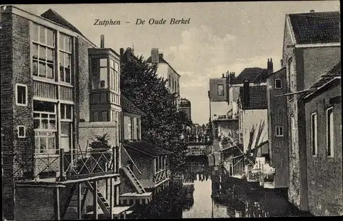 Ak Zutphen Gelderland, De Oude Berkel