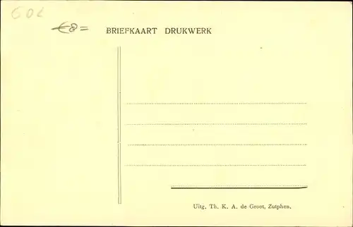 Ak Zutphen Gelderland, Deventerweg