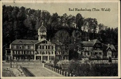 Ak Bad Blankenburg in Thüringen, Teilansicht