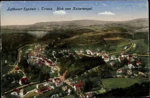 Ak Eppstein im Taunus, Blick vom Kaisertempel