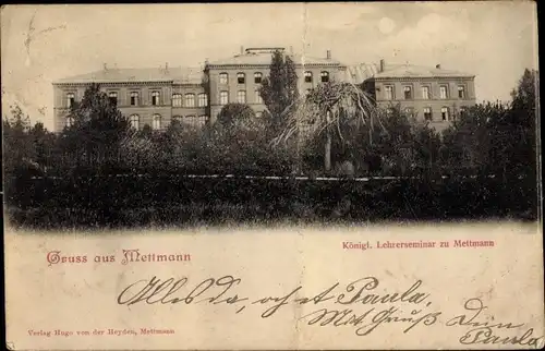 Ak Mettmann in Nordrhein Westfalen, Königl. Lehrerseminar