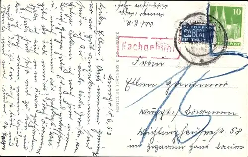 Ak Lemgo in Lippe, Rathaus mit Nicolaikirche