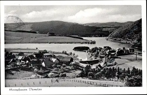 Ak Heringhausen Diemelsee Hessen, Panorama, Ferienland Waldeck