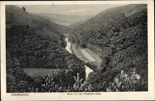 Ak Neuwied am Rhein, Blick von der Elisabeth-Höhe