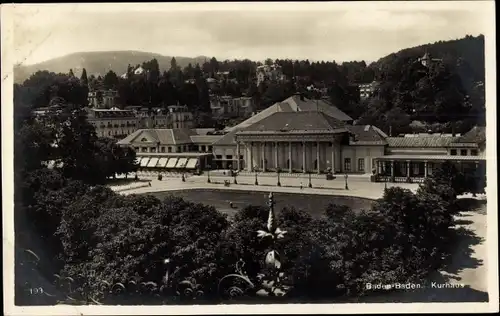 Ak Baden Baden am Schwarzwald, Kurhaus