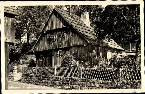 Ak Friedenfels Oberpfalz, Blick auf das Wendenhaus mit Garten