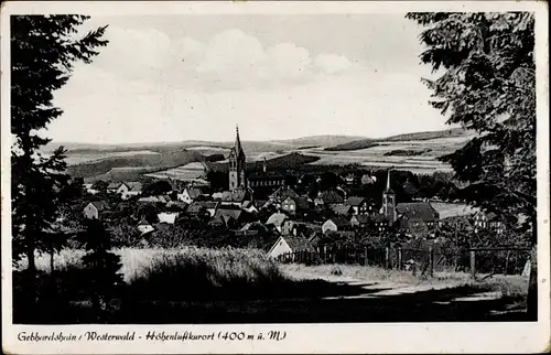 Ak Gebhardshain im Westerwald, Totalansicht