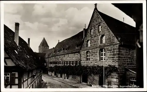 Ak Maulbronn im Schwarzwald, Kloster, Jugendherberge