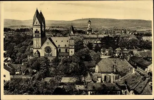 Ak Bad Homburg vor der Höhe Hessen, Erlöserkirche und Schloss