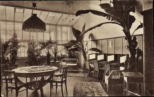 Ak Woltersdorf bei Berlin, Jugendbund-Hauptstelle und Erholungsheim, Wintergarten