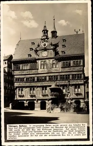 Ak Tübingen am Neckar, Rathaus