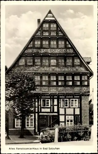 Ak Bad Salzuflen in Lippe, altes Renaissance-Haus