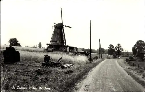 Ak Barchem Gelderland Niederlande, De Zwiepe Molen