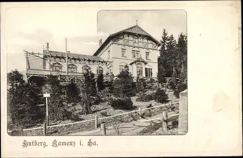 Ak Kamenz in Sachsen, Villa, Hutberg