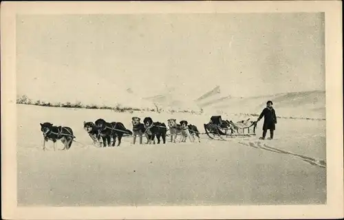 Ak Alaska USA, En voyage entre Mary's Igloo et Nome