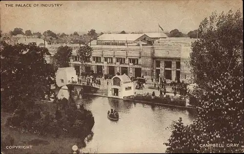 Ak Wembley London England, British Empire Exhibition 1924, The Palace of Industry