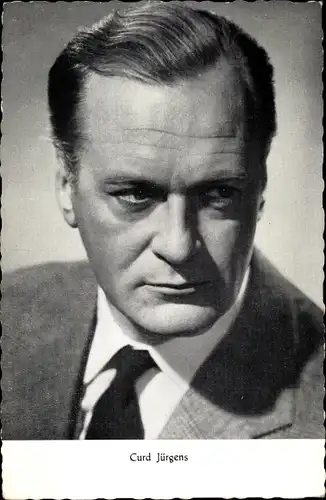 Ak Schauspieler Curd Jürgens, Portrait