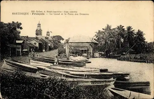 Ak Martinique, Le Canal et le Poste des Douanes