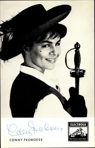 Ak Schauspielerin und Sängerin Conny Cornelia Froboess