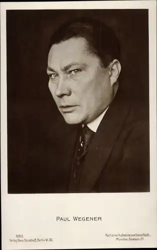 Ak Schauspieler Paul Wegener, Portrait, Nr. 1053