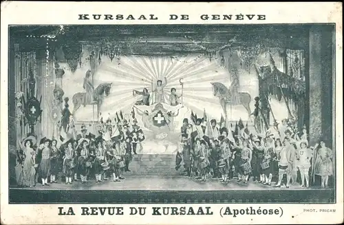 Ak Genève Genf Schweiz, Revue du Kursaal Apotheose