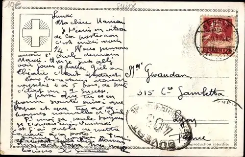 Passepartout Wappen Ak Genève Genf Schweiz, Agence des prisonniers de guerre