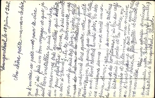 Ak Langenthal Kt. Bern Schweiz, Die vier Schulhäuser