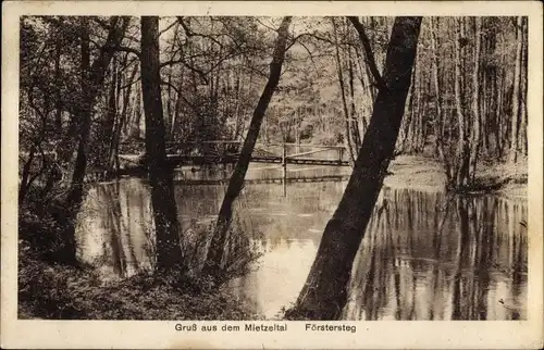 Ak Eisenhammer Ostbrandenburg, Gasthof zum Mietzeltal, Förstersteg