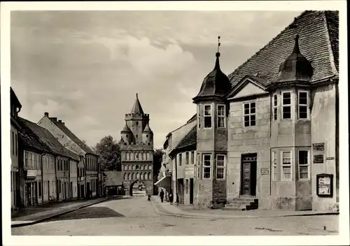 Ak Chojna Königsberg Neumark Ostbrandenburg, Schwedter Straße, Tor