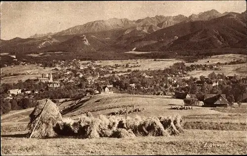 Ak Zakopane Hohe Tatra Polen, Panorama