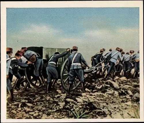 Sammelbild Die Nachkriegszeit Nr. 84 Dez. 1924, Der Krieg in Marokko