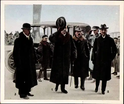 Sammelbild Die Nachkriegszeit Nr. 23 Nov. 1919 Hindenburg, parlamentarischer Untersuchungsausschuss