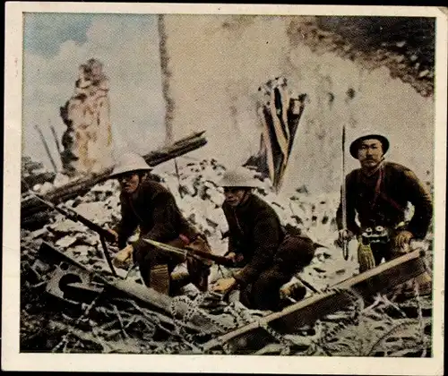 Sammelbild Die Nachkriegszeit Nr. 177 Nov. 1931 Kriegsgefahr im Fernen Osten, Japanische Vorposten