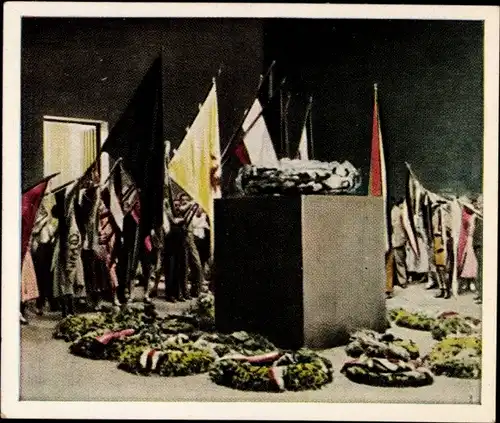 Sammelbild Die Nachkriegszeit Nr. 167 Juni 1931 Einweihung Ehrenmal Alte Wache, Unter den Linden