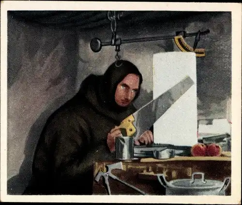 Sammelbild Die Nachkriegszeit Nr. 155 Nov. 1930 Dt. Grönland-Expedition Alfred Wegener, Mitarbeiter