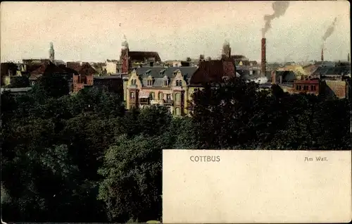 Ak Cottbus in der Niederlausitz, Am Wall