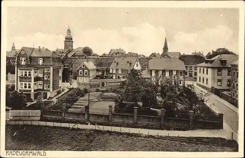 Ak Radevormwald Bergisches Land, Teilansicht