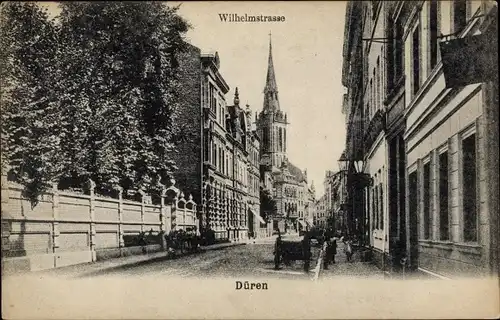 Ak Düren im Rheinland, Wilhelmstraße