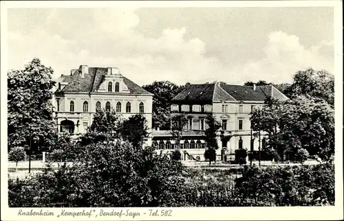 Ak Sayn Bendorf in Rheinland Pfalz, Knabenheim Kemperhof, Außenansicht