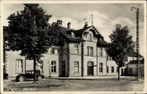 Ak Simmern im Hunsrück, Bahnhof