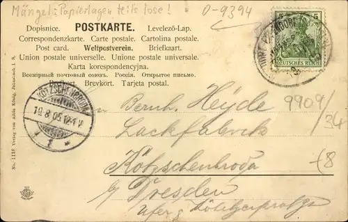 Ak Eppendorf in Sachsen, Butters Gasthof